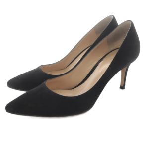 ポインテッドトゥ パンプス Deuxieme GIANVITO 70 36 ブラック