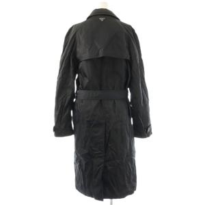 PRADA トレンチコート 42 ブラック