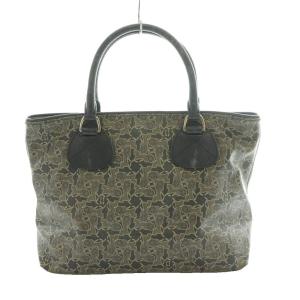 CELINE サルキー PVCレザーハンドバッグ グレー /SS OS OH