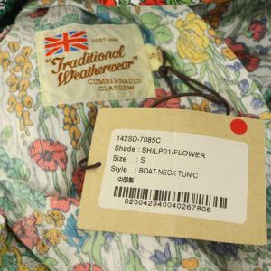 Traditional Weatherwear フラワーコーデュロイワンピース ミニ 長袖 S マルチカラー /MY OS