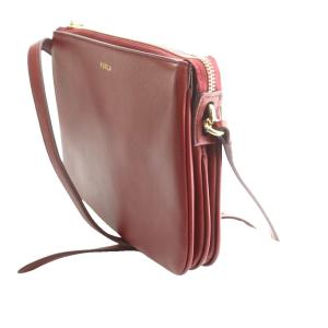 FURLA コージー ミニ クロスボディバッグ ショルダー レザー ボルドー /SS OS SH