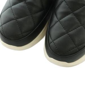 MACKINTOSH PHILOSOPHY MACKINTOSHPHILOSOPHY スリッポン シューズ キルティング フェイクレザー 23.5cm 黒 676442 /MI OS