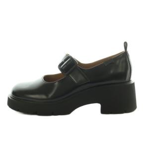 CAMPER Milah ミラ パンプス チャンキーヒール 37 23.5cm 黒 /MI OS