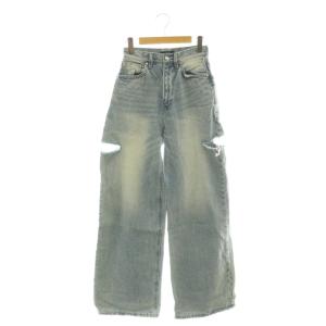 24AW サイドカットワイドルーズジーンズ デニムパンツ M ライトブルー /DF OS