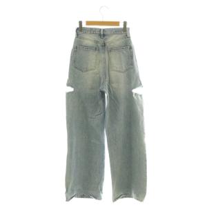 EMODA 24AW サイドカットワイドルーズジーンズ デニムパンツ M ライトブルー /DF OS