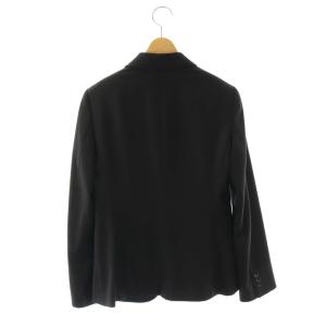 NEWYORKER セットアップ ジャケット パンツ 絹 シルク 9 黒 ブラック 長袖 /GP