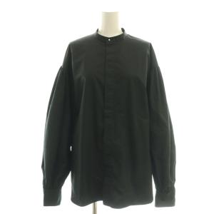 24AW T/C BALLOON SLEEVE BLOUSE ブラウス シャツ バンドカラー 長袖 2