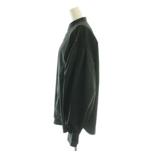 HYKE 24AW T/C BALLOON SLEEVE BLOUSE ブラウス シャツ バンドカラー 長袖 2