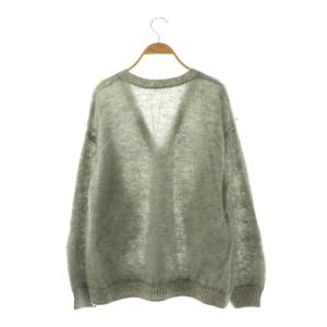 Diagram GRACE CONTINENTAL 24AW オーバーチュールカーディガン ニット 長袖 モヘヤ混 36 グレー /DO OS