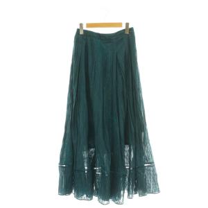 Cotton Dobby Ivy Flower Embroidery Skirt コットンドビーアイビーフラワーエンブロイダリースカート