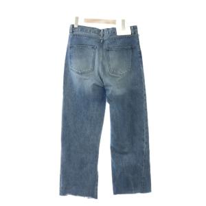 GALLARDAGALANTE インパッチデニムパンツ ワイド カットオフ 2 ブルー /HK OS SH
