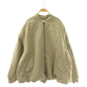 25AW デタッチャブル2WAYメモリーボンバージャケット ジップアップ 総裏地 F グレージュ /DO