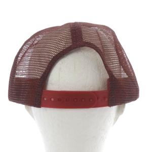 24SS ロゴ メッシュキャップ 帽子 野球帽 ボルドー /YO26（2026/03/22