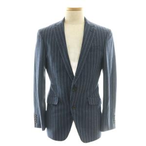 SUIT SELECT ウーツストライプスーツ テーラードジャケット シングル 2B スラックス パンツ ウール ストライプ Y5