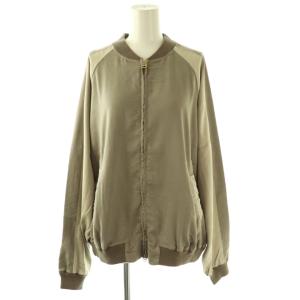 25AW SUEDE LIKE RAGLAN ZIP JACKET M グレー