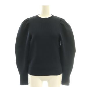 P パフスリーブ ニット W カットソー 長袖 紺 ネイビー 1513-199-4512 /HN SH