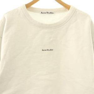 Acne Studios ロゴスウェット トレーナー S ホワイト /DF OS