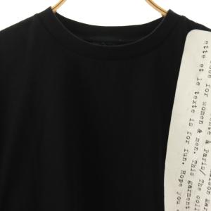 MM6 Maison Margiela 半袖カットソー Tシャツ ロゴ S ブラック S62GD0085 /DF OS