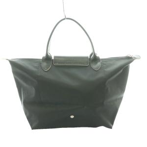 Longchamp ル・プリアージュ Le Pliage クラブ M トートバッグ ハンド 黒 ブラック /SS OS