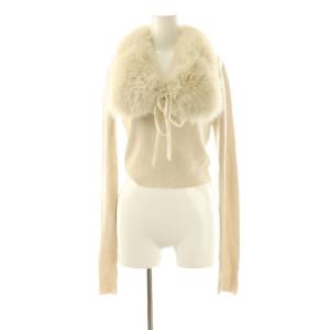 25AW ティペットファーニット トップス 長袖 F ベージュ /JP