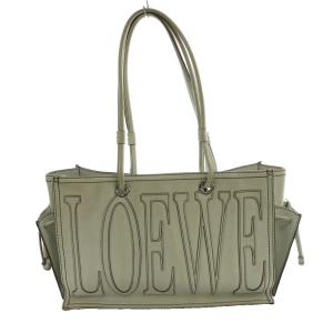 LOEWE アナグラム ショッパー トートバッグ オフホワイト
