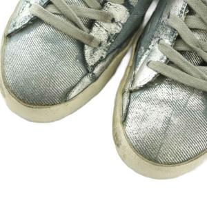 GOLDEN GOOSE FRANCY ハイカットスニーカー シューズ 40 25.0cm ライトブルー シルバーカラー G24D120.Q8