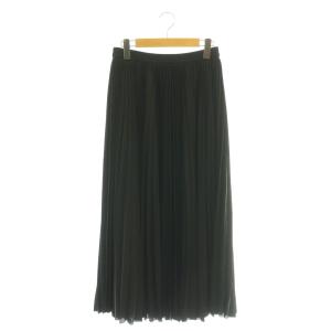 24AW REFINED PLEATS PILIL スカート プリーツ フレア 38 ブラック /CX