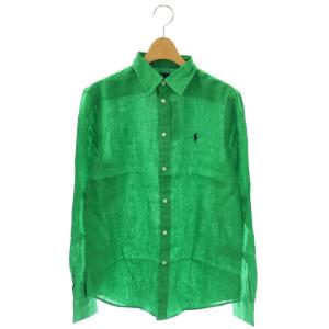 25AW LINEN シャツ MUSEdeDeuxiemeClasse取り扱い S グリーン