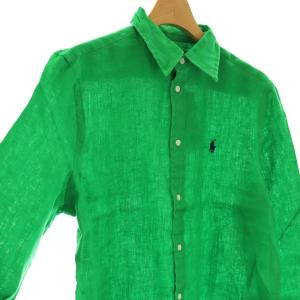 Polo by Ralph Lauren 25AW LINEN シャツ MUSEdeDeuxiemeClasse取り扱い S グリーン
