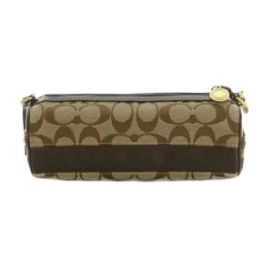 COACH シグネチャー ショルダーバッグ 茶 40023 /MI OS