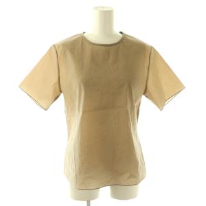 シアー半袖 Tシャツ カットソー M モカ /SS OS