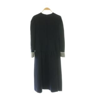BORDERS at BALCONY POP UP限定 ティアードTeeドレス ワンピース 34 ネイビー