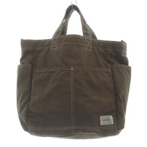 吉田カバン FAVOR 2way ショルダーバッグ ハンドバッグ カーキ 緑 グリーン /SR