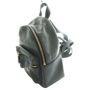 COACH ミニチャーリー バックパック レザー グレー /SS OS