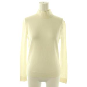REGAL WOOL TNECK P プルオーバー ニット セーター ハイネック S アイボリー /CX