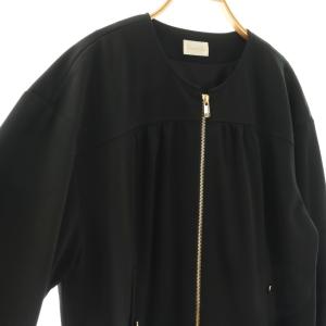 Grace Class 25AW トリアセジャージジャケット ノーカラー ジップアップ 36 ブラック /HK OS