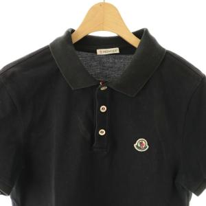 MONCLER マリア ポロ マニカ コルタ maglia polo manica corta ポロシャツ 半袖 M ネイビー