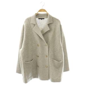 25AW カシミヤブレンド ニット ジャケット 46 グレー