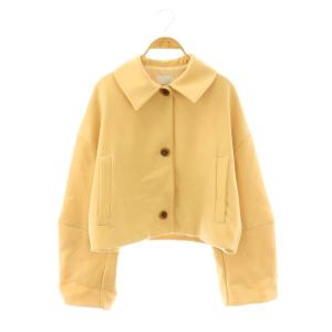 BULKY SLEEVE CROPPED JACKET ジャケット 総裏地 1 オレンジベージュ /DO