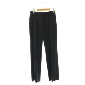 SLIM FLAREパンツ センタープレス 34XS 黒 ブラック /AP