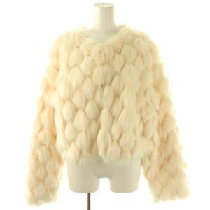 24AW パール付きファージャケット F アイボリー