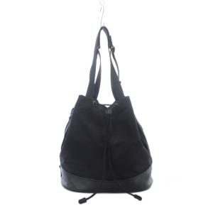 SLIM DRAWSTRING TOTE ドローストリング トート ショルダーバッグ 黒 ブラック ナイロン