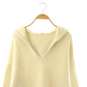 FRAY I.D 24AW パーカー ニット プルオーバー 長袖 F アイボリー /HK OS