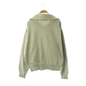 SNIDEL 25SS スキッパーロゴスウェット ハーフジップ 長袖 F グレー /HK OS