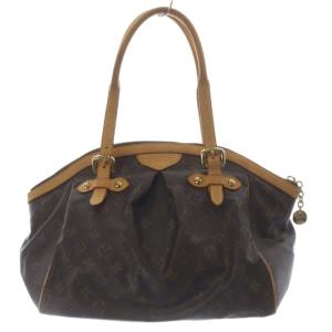 LOUIS VUITTON モノグラム ティヴォリGM トートバッグ ブラウン M40144