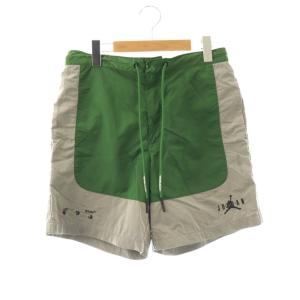 DM7471-361 ショーツ パンツ 切替 ×Air Jordan S グリーン グレー /HK OS
