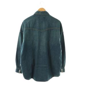 REMI RELIEF 25AW DENIM BIG シャツ F ブルー