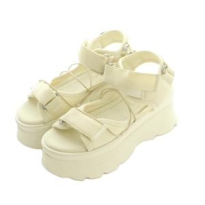 スニーカーソールサンダル 厚底 L 24.0-24.5cm アイボリー /MI OS