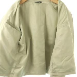 DKNY レザージャケット ジップアップ 長袖 M グレー /AP