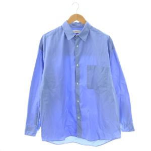 Broad Oversized L/S Regular Collar Shirt シャツ 長袖 F ブルー